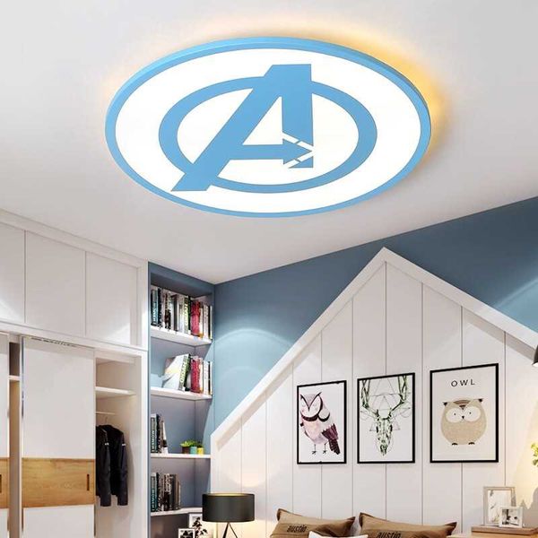 Children S Room Led Ceiling Lights Simple Modern Avengers Living Room Ceiling Lamp Bedroom Study Room Creative Cartoon Led Ceiling Lighting Uk 2019