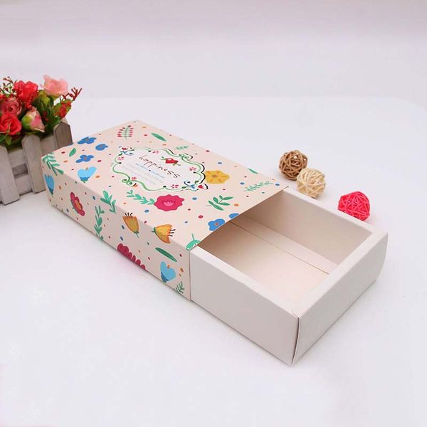 

wholesale 500pcs/lot custom cardboard paper sliding pull out cardboard drawer gift box printed design socks box ing