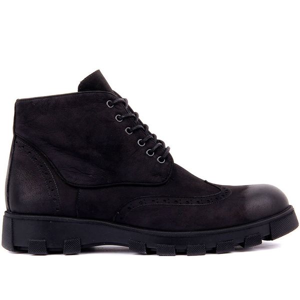 

sail-lakers black nubuck zipper male boots