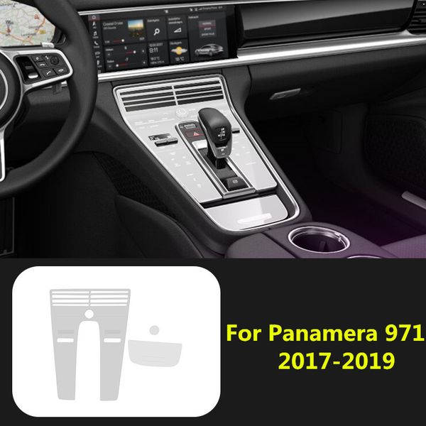 Silicone Car Center Console Gear Panel Cover Protection Skin For Porsche Cayenne Macan Panamera 2014 2015 2016 2017 2018 2019 Semi Truck Accessories