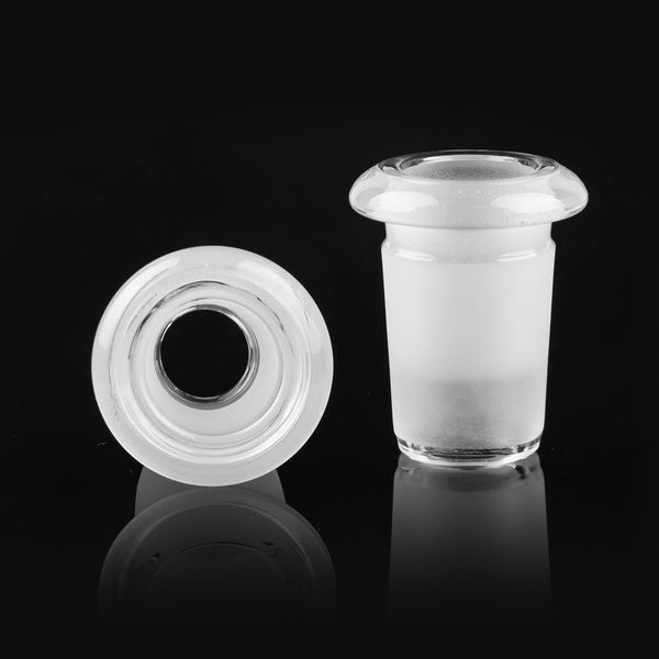 Narghilè mini adattatore in vetro da 10 mm femmina a 14 mm maschio 18 mm narghilè con giunto dritto per pipa ad acqua dab rig