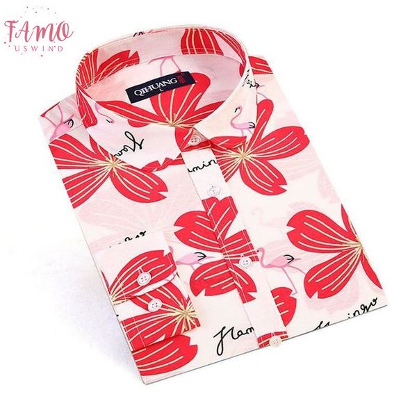 

floral shirts women blouses blouse cotton blusa feminina long sleeve shirt women and blouses 2020 new fashion 5xl, White