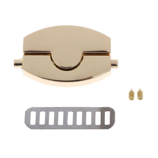 

new metal clasp turn lock twist locks for diy handbag craft bag purse hardware, Black