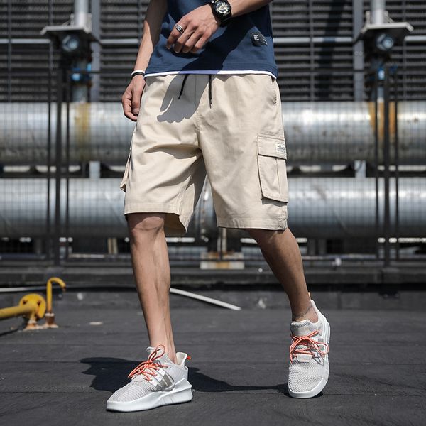 

Casual Men's Pants 2020 Summer Arrive Casual Sport Theme Fashion Personality Over Size Five-minute Pants Four-Colores Selected Size: M-7XL