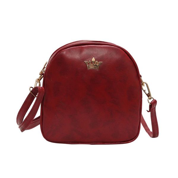 

2019 women fashion shoulder bag messenger bags pu leather small round bag female