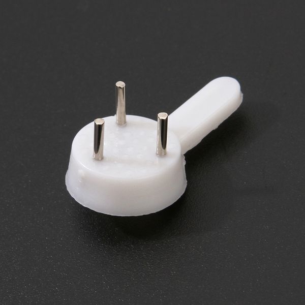 

10pcs wall hooks home decoration p hanger hangers accessory white invisible wall mount