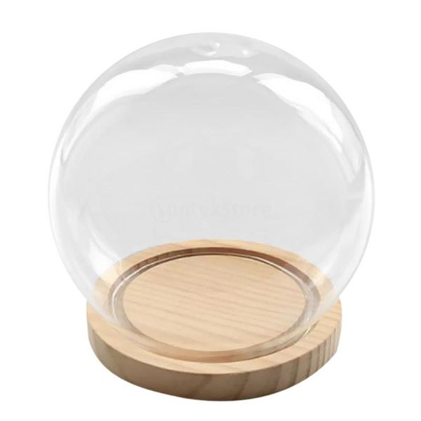 

ball shaped glass cover micro landscape fairy garden diy display terrarium vase container home cafe decor