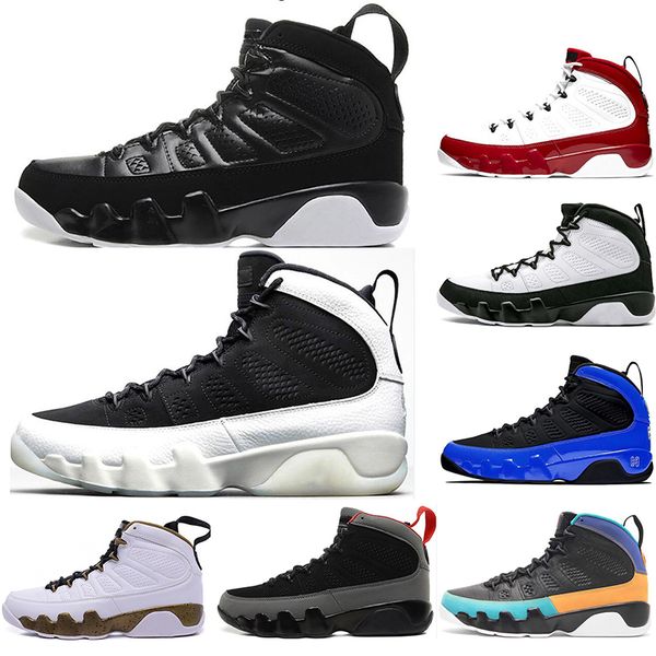 

2020 9 bred men basketball shoes 9s iv 9 black anthracite university red sports shoes city of flight sneaker athletics 40-47