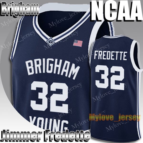 

NCAA Brigham Young Jimmer 32 Fredette Dwyane 3 Wade Allen 3 Iverson Kobe 33 Bryant Jersey 23 Michael Jersey MJ University Basketball Jersey