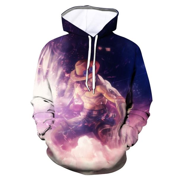 

2019 горячая one piece толстовки мужчины толстовка толстовка 3d печати мода осень зима толстовка polluvers мужская шапка с капюшоном одежда, White;black