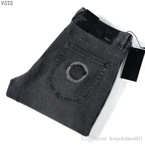 

фиолетовый бренда джинсы хип-хоп штаны дизайнер джинсы проблемные ripped байкер jean slim fit мотоциклов denim мужские узкие джинсы, Blue