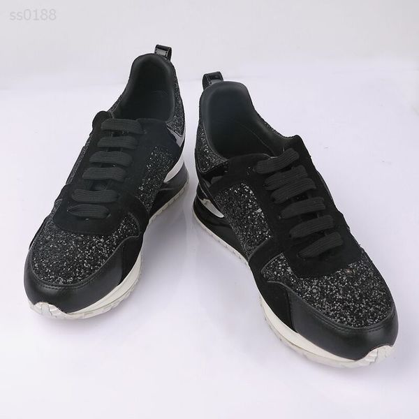 

2019 british style european and american autumn and winter stitching high-grade suede sports men's shoes lace up comfortable women', Black