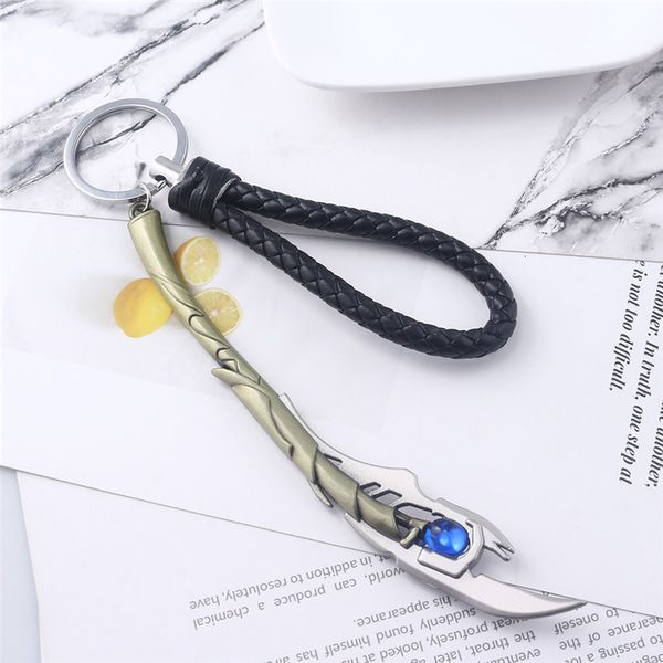 

the avengers loki scepter keychain thor's hammer mjolnir stormbreaker axe keychains for women men key chain car key ring jewelry, Silver