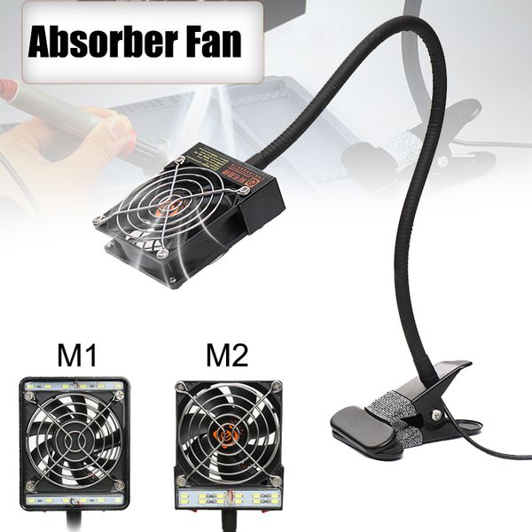 

220v led exhaust fan soldering iron air blower soldering station welding smoking device remover fume instrument blow repair tool