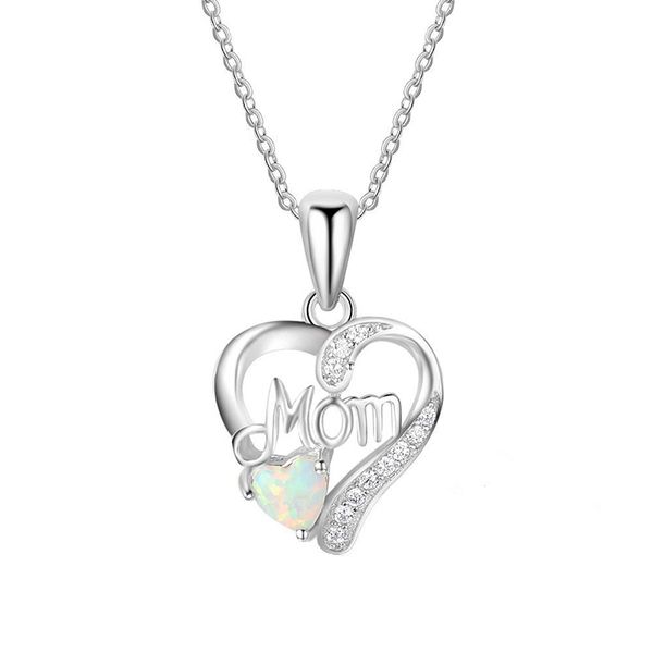 

new crystal necklace heart heart clavicle chain pendant for woman jewelry accessories party gift 2020 link chain trendy, Silver