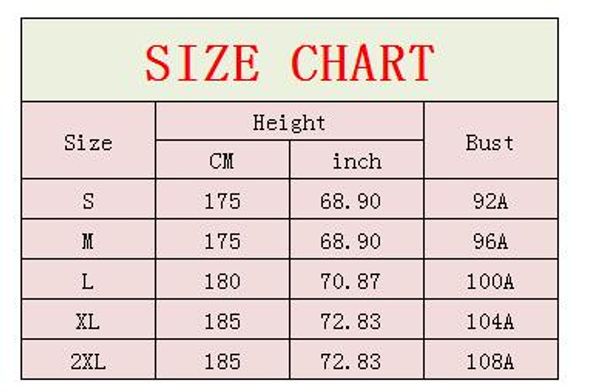 W Brand Size Chart