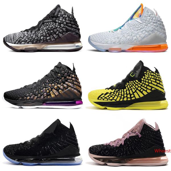 

2020 lebrons 17 xvii mens basketball shoes black white future university red purple navy men breathable trainer athletic sports sneakers