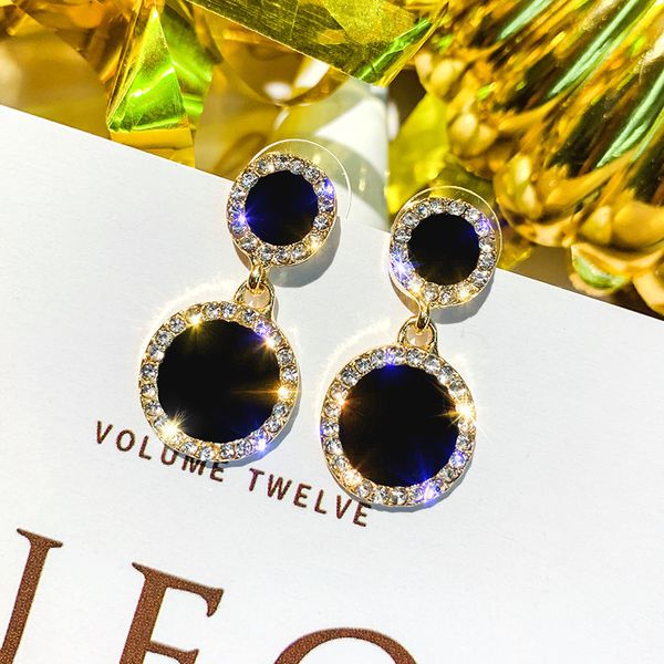 

new crystal earrings five-pointed star small fresh and simple earrings temperament ladies female, Silver