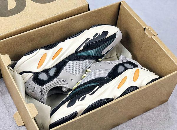 

designer shoes 700 vanta runner kanye west geode static mauve wave mens women sport shoes athletic inertia og solid grey sneakers, Black