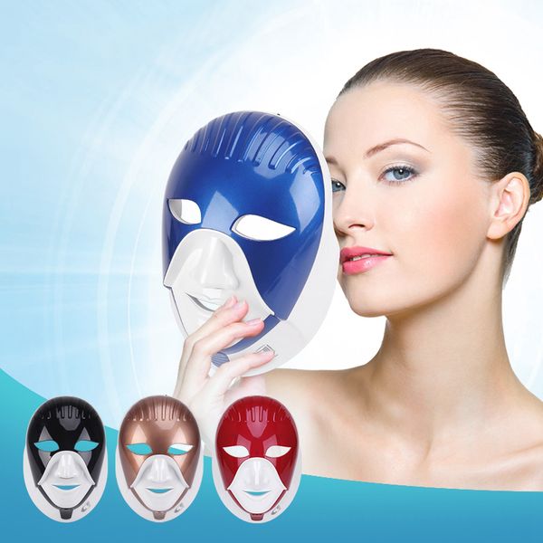 

rechargeable 7 colors led mask for skin care led facial mask with neck egypt style pn therapy face beauty home use