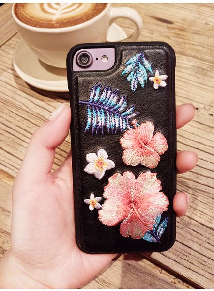 

phone rose embroidery xs 6 for iphone 7plus 6s 8plus x xs 8 xr max with 7 case pattern rvlpe