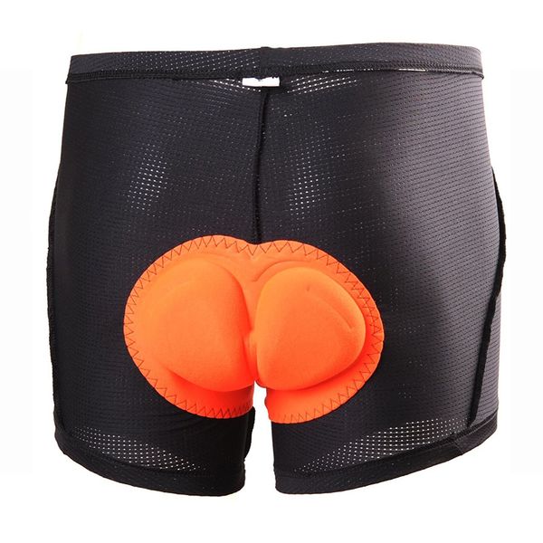 

3d padded bike underwear shorts - breathable,lightweight,men & women, Black