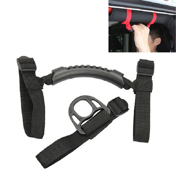 

4pcs thin unlimited roll bar grab handles for jeep wrangler cj yj tj jk jl