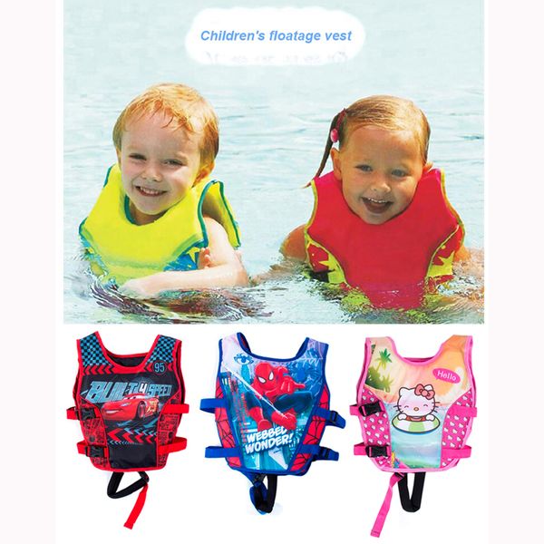 

2-5 years child swim vest baby swim trainer fishing life jacket circle inflatable flamingo baby float swimming pool accessories