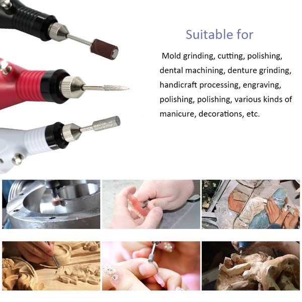 

mini electric grinder drill tool nail gel polish removing drill manicure machine grinding rotary tool kit for milling
