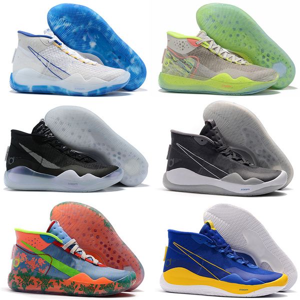 

kd 12 basketball shoes mens the day one kevin durant 12s zoom running athletic shoes luxury kd ep elite low sport sneakers designer shoes, Black