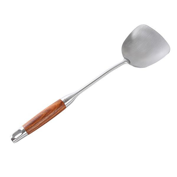 

kitchen tool for cooking rosewood spatula spoon colander 304 stainless steel spatula spoon thickening spatula frying shovel