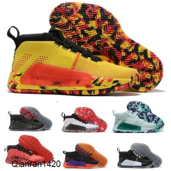 

2020 dame 5 d lillard mens basketball shoes sneakers 5s green dyed rip city signature brand des chaussures trainers shoes