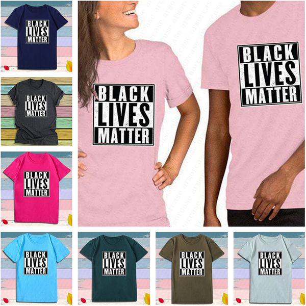

black lives matter t shirt s-3xl letters print summer designer tshirts trend short sleeve tee luxury sport 20 color sale d6513, White