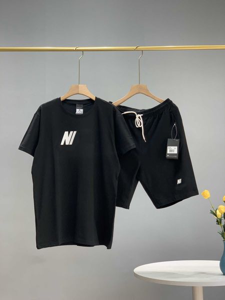 

summer brand mens womens tracksuits fashion new arrival men and women couple tshirts + shorts suits designer tracksuit for running yf203253, Gray