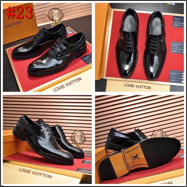 

21fw luxury italian designers man casual shoes genuine leather height increasing dress loafers pointed toe men's bridal footwear yeye2, Black