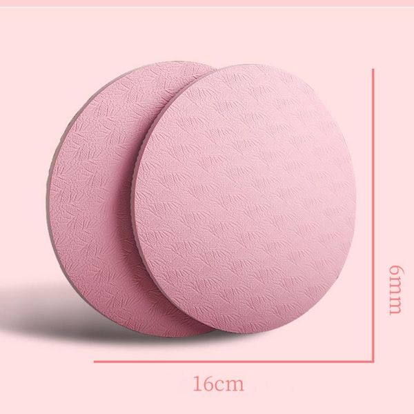 

2pcs round elbow knee pad yoga mat fitness gym tpe disc protective cushion sight anti slip high friction cushion pad