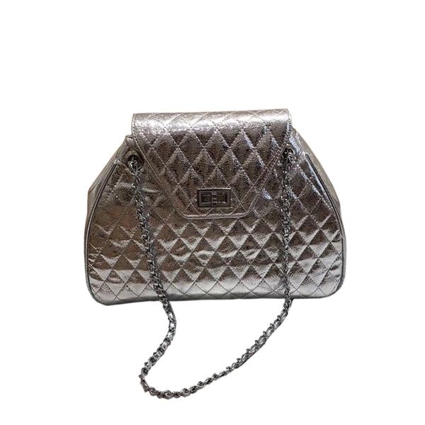 

блестящая мода дамы crossbody сумка алмазный чек замок большой емкости модные женщины сумка мягкая промытая посланник