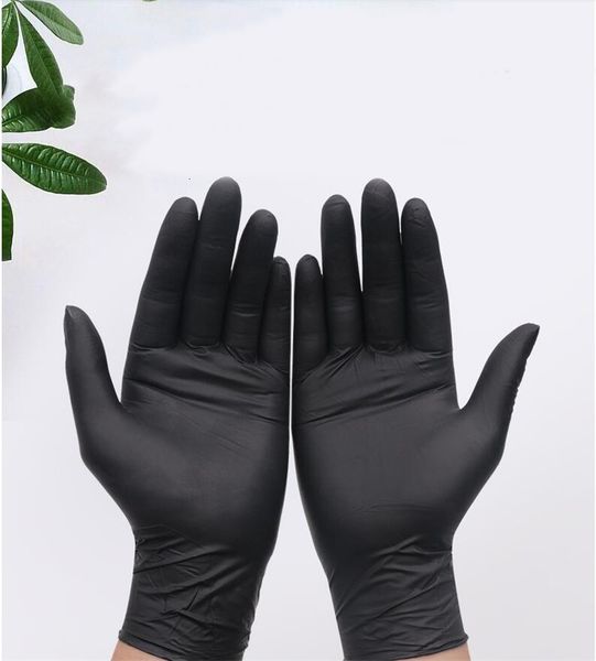 

0pcs transparent acid pvc elastic one-off gloves insulation lady glove protective safety golves food grade qapxri