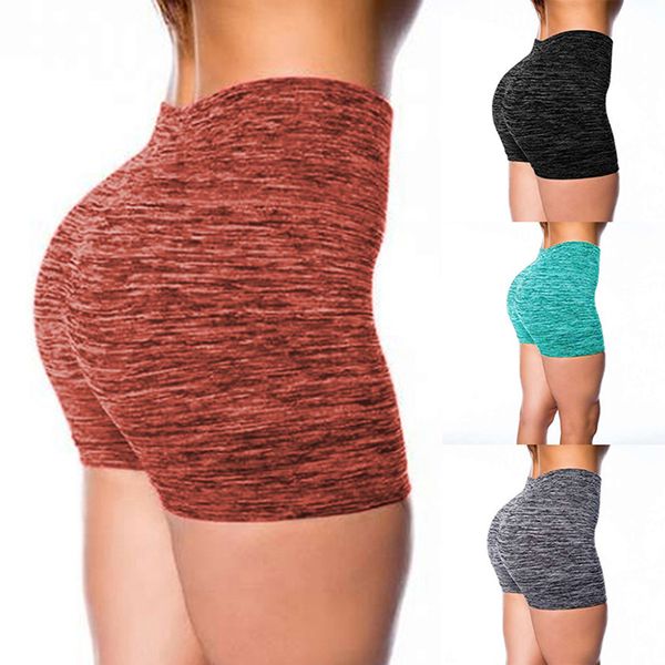

printed yoga shorts pants women push up plus size running fitness high waist gym sport leggings sportswear legging femme, White;red
