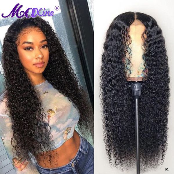 

curly hair wig brazilian lace front human hair wig natural black 13x4 lace front pre plucked glueness 150% non-remy, Black;brown