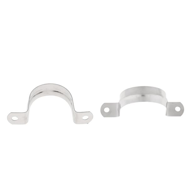 

2x stainless steel saddle clip clamp stormwater downpipe 40/50mm