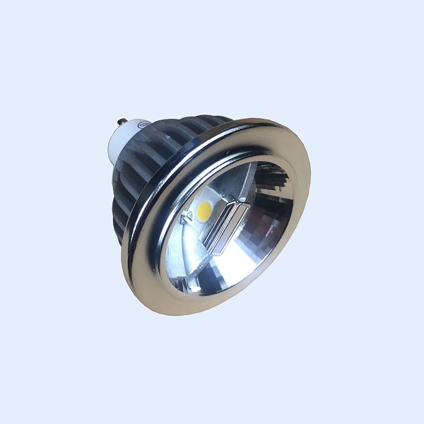 

led ar70 reflector lamp 7w gu10 spotlight bulb 50w 60w halogen equivalent, led double cob beam angle 24 degree