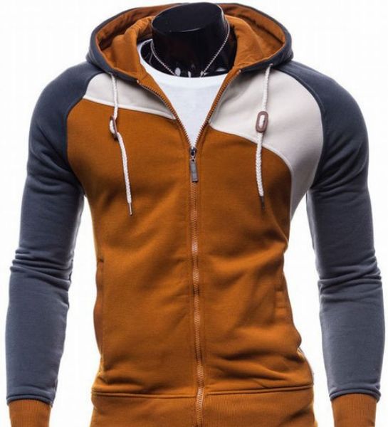 

designer men sweatshirt patchwork hoodies fleece zipper sweatshirts streetwear mens hooded coat stitching jackets cashmere sweatershirts, Black