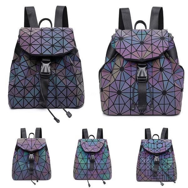 

brand designer new shining women handbag shoulder laser shopping bags geometric glitter size l s patchwork #798