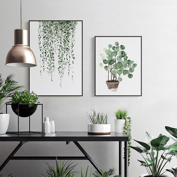 

abstract watercolor painting 8 sizes framed canvas wall art for living room bathroom wall decor office kitchen wall artwork leaf poster