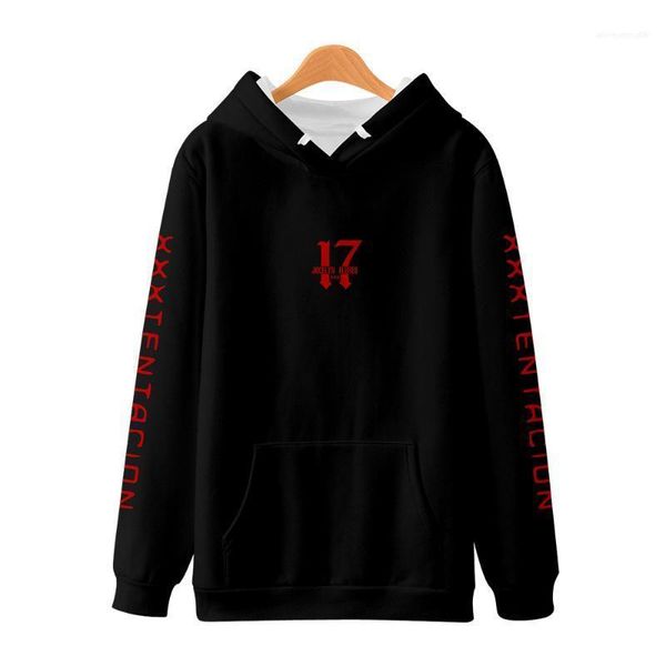 

xxxtentacion black hoodies 19ss new spring oversize revenge love pullovers sweatshirts american rapper