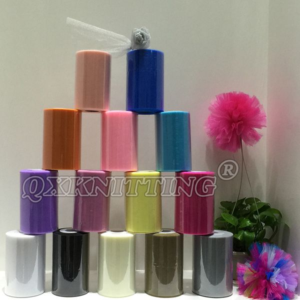 

polyester colorful tulle roll 6inches 100yards (also wholesale