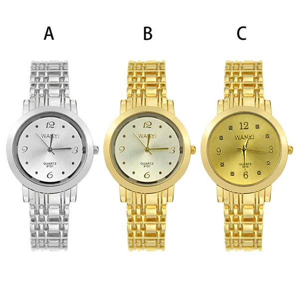 

women's fashion bracelet watch creative gift quartz watch women's watches with stainless steel bands wrist watches for women, Slivery;brown