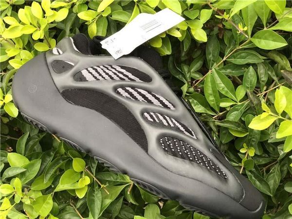 

kanye west originals 700 v3 black azael running shoes 3m reflective wave runner glows in the dark men women sports sneakers with box