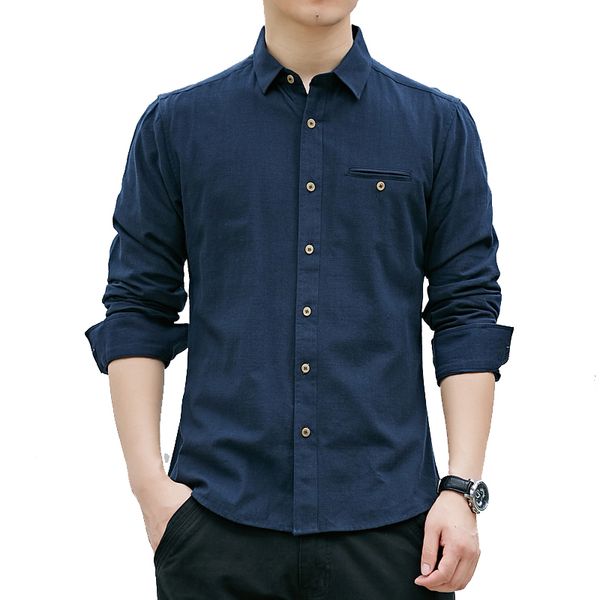 

tfetters new men's shirt business leisure long sleeve shirt solid color social casual men clothes 2019, White;black